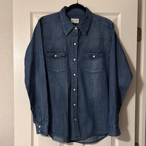 Wrangler Denim Button-Up Shirt